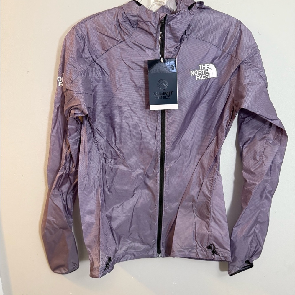 The North Face Purple Hooded Windbreaker